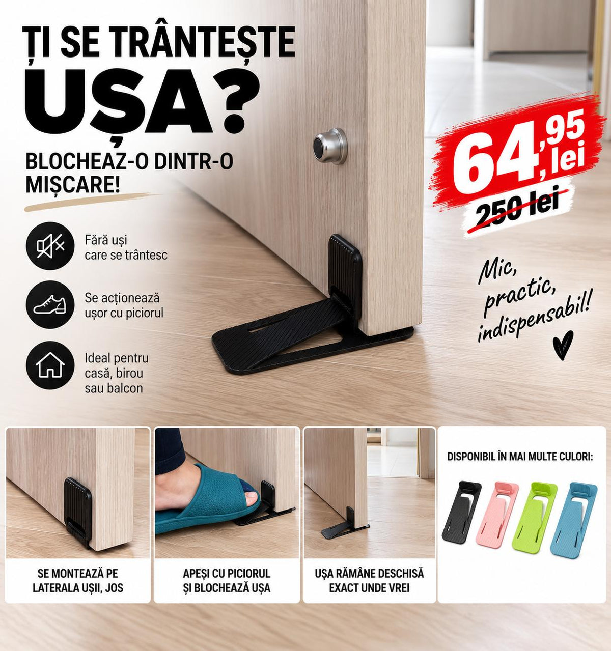 Opritor de Uși Sigur și Creativ