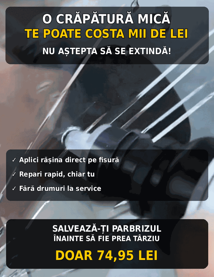 Kit Reparare Parbriz - Repara Rapid Ciobiturile Si Fisurile